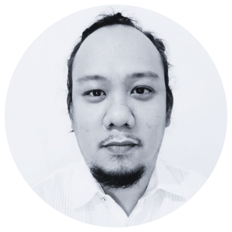 Earvene Domer 'Domz' Cadacio Headshot in black and white